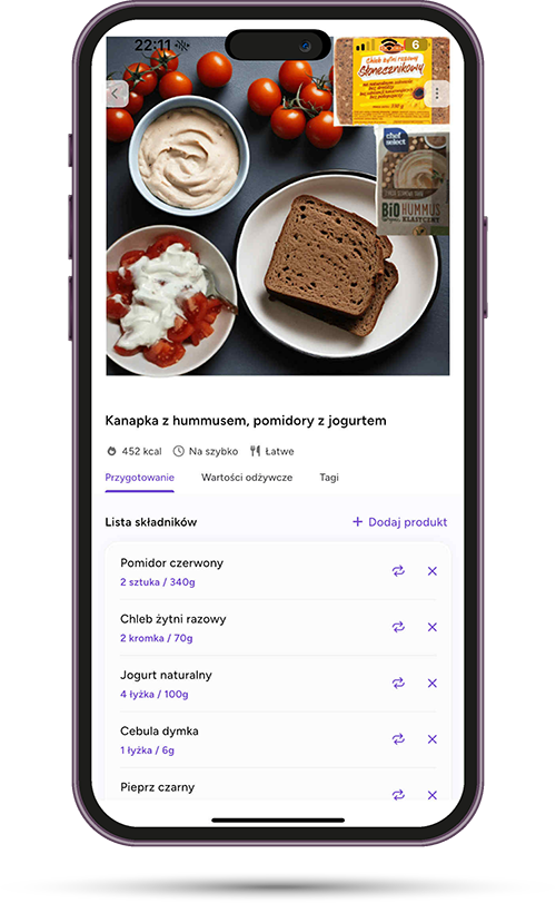 dieta niskie IG dla PCOS i IO – przykładowy posiłek
